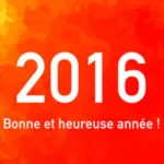 Bonne année 2016