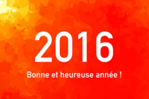 Bonne année 2016