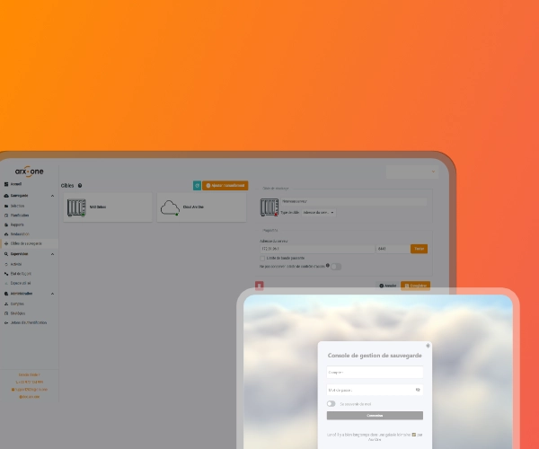outil unifié Arx One Backup pour solution de sauvegarde entreprise